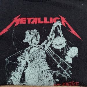Metallica Toddler Boys and Justice for All Short Sleeve T-Shirt size 2T